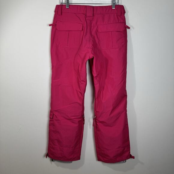 TURBINE Women’s Snow Ski Pants SMALL Pink Insulated Waterproof Adjustable Waist - Picture 2 of 12